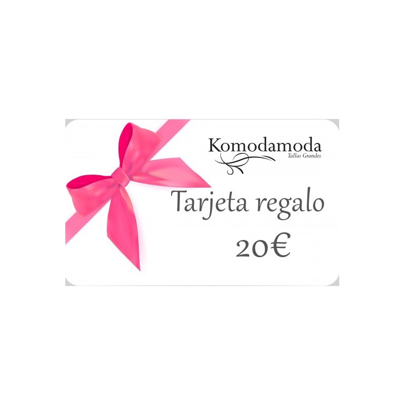 Tarjeta regalo 20 €