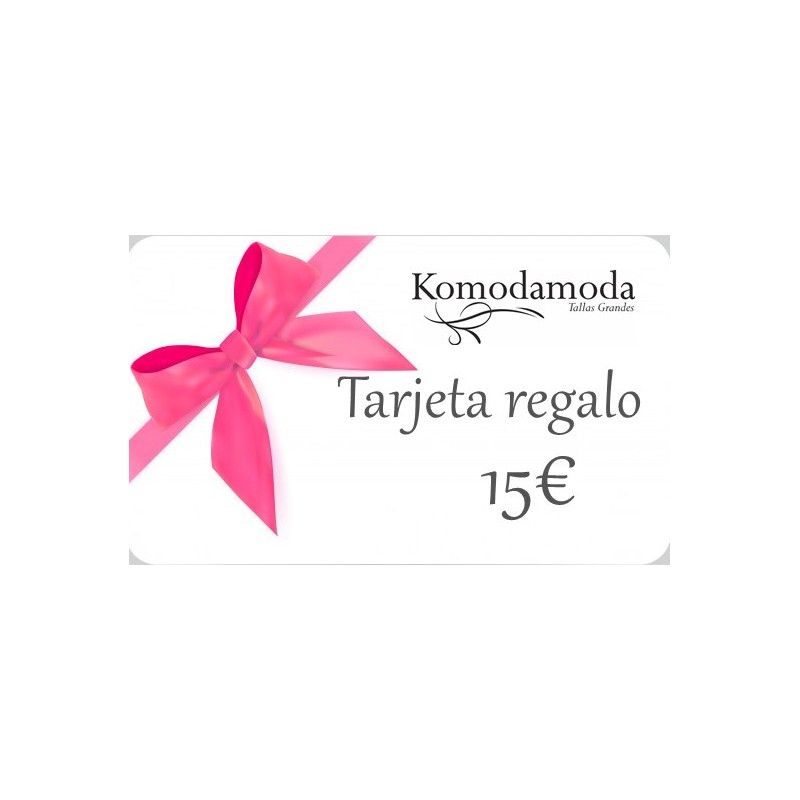 Tarjeta regalo 15 €