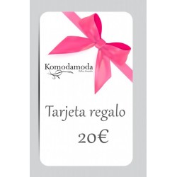 Tarjeta regalo 20 €