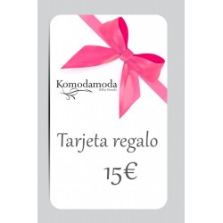Tarjeta regalo 15 €