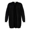 Chaqueta punto "Tone" negra