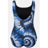 Bañador azul "tie dye"
