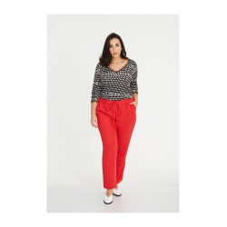 Pantalón fluido rojo