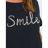 Camiseta perlas "Smile"