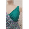 bañador reductor verde cruzado