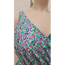 bañador reductor verde cruzado