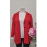 chaqueta fluida roja