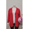 chaqueta fluida roja
