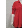 chaqueta fluida roja