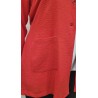chaqueta fluida roja
