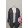 chaqueta fluida negra