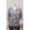 Camiseta grafitti cremallera