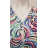 Camiseta grafitti cremallera