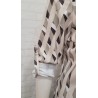camisa tiras beige