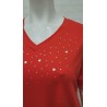 camiseta "love" roja