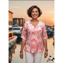 blusa "Betty" coral