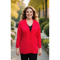 chaqueta fluida roja