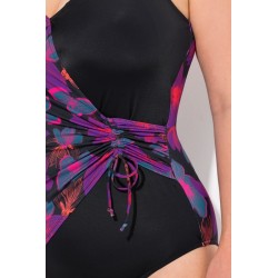 bañador cruzado fluor