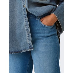 pantalon curvy willy "wide" ancho azul medio
