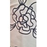 sudadera fashion flower crudo