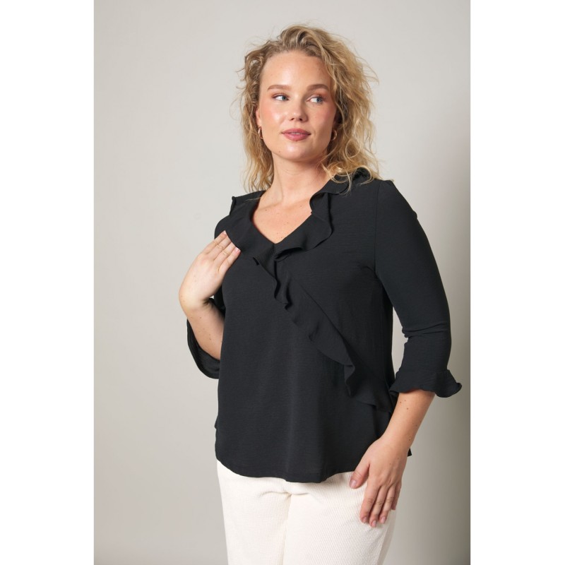 blusa Rosario negra