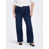vaquero curvy wide recto azul