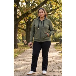 sudadera oliva