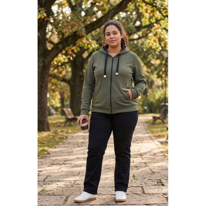 sudadera oliva