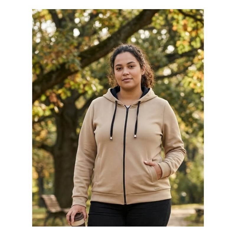 sudadera camel