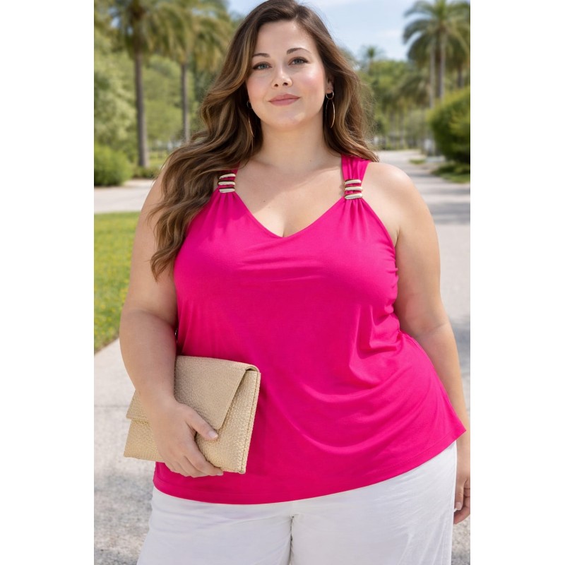 Top Dora fucsia