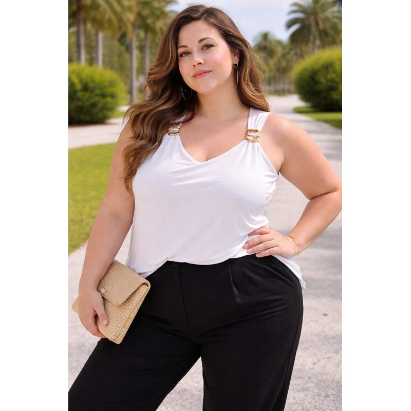 Top Dora blanco