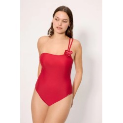 Bañador reductor aros flor crochet