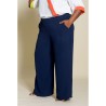 Pantalón fluido marino