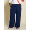 Pantalón fluido marino
