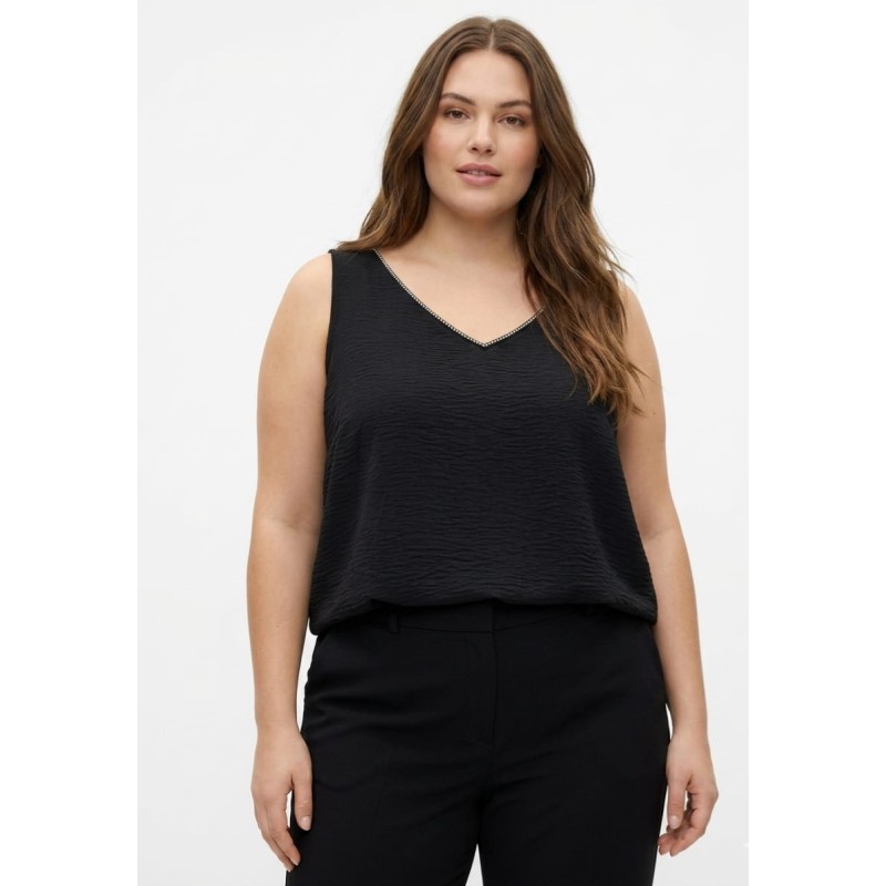 Top "Chantal" negro