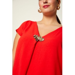 Blusa "Brie" roja