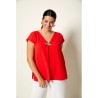Blusa "Brie" roja