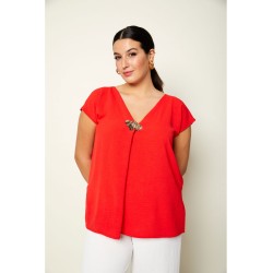 Blusa "Brie" roja