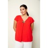 Blusa "Brie" roja