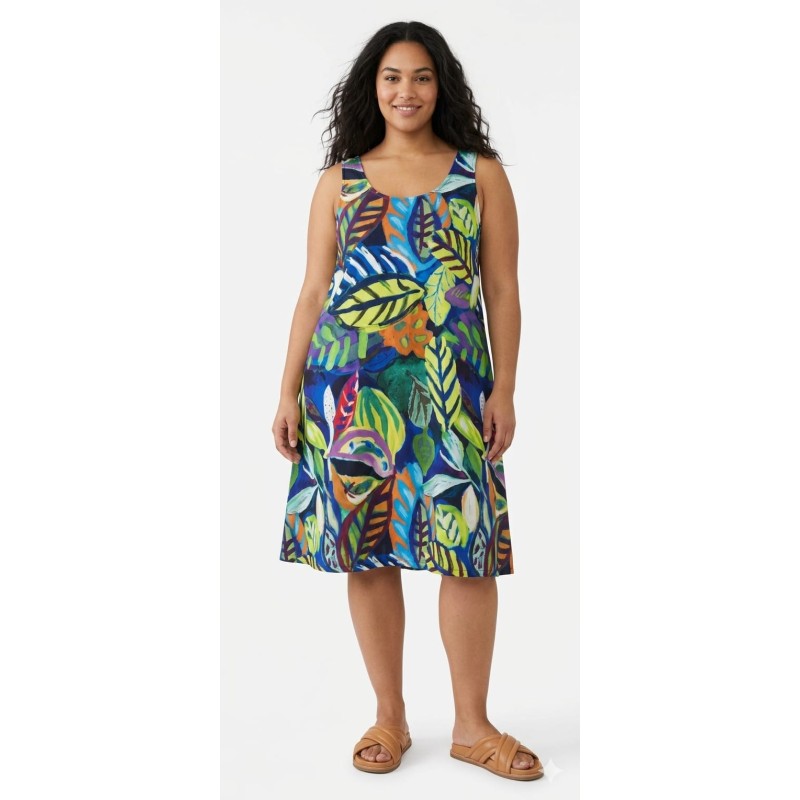 vestido tropical