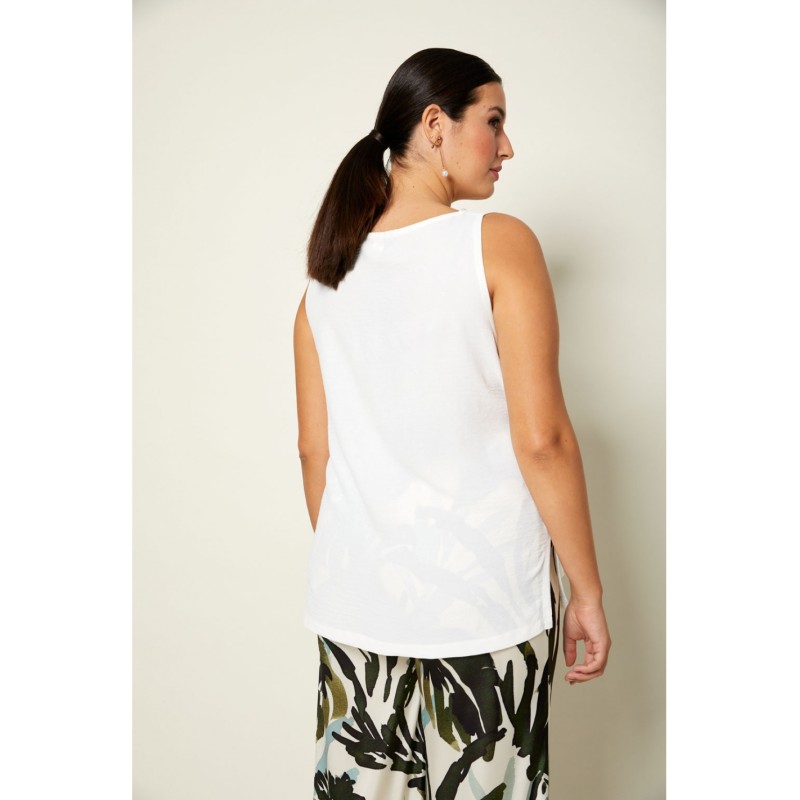 Top Salma blanco