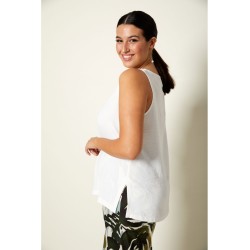 Top Salma blanco