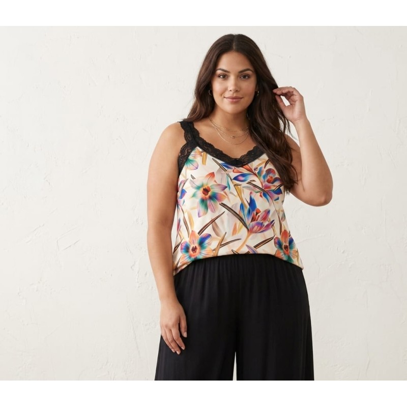 lencera beige floral