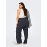 Pantalón tiro alto algodón tizana