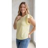 blusa vichy limón