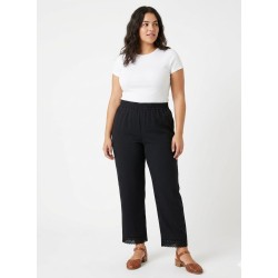 Pantalón entredós negro