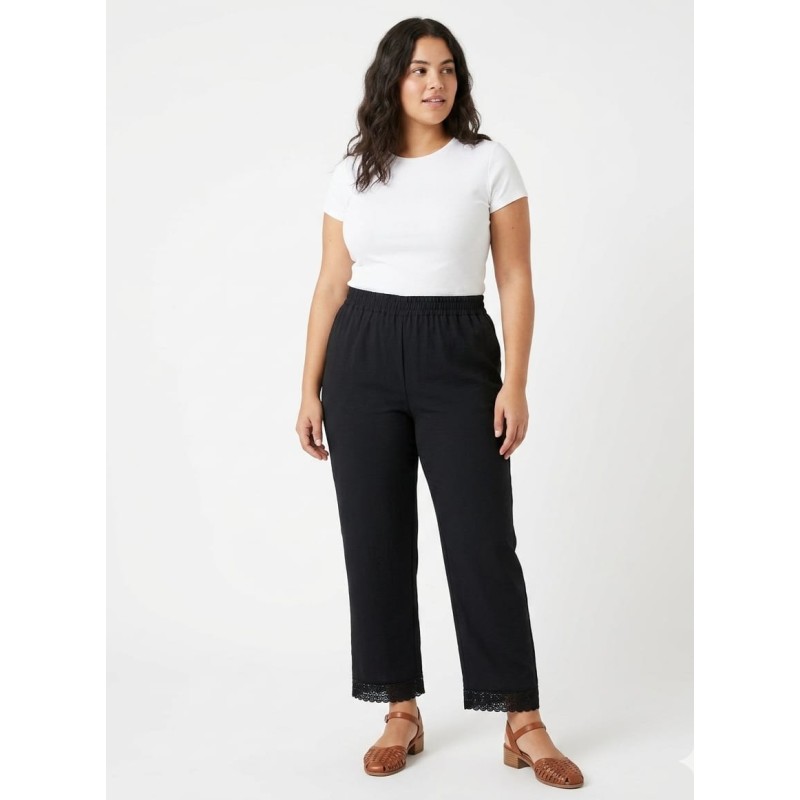 Pantalón entredós negro