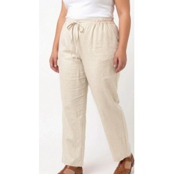 Pantalón bell beige