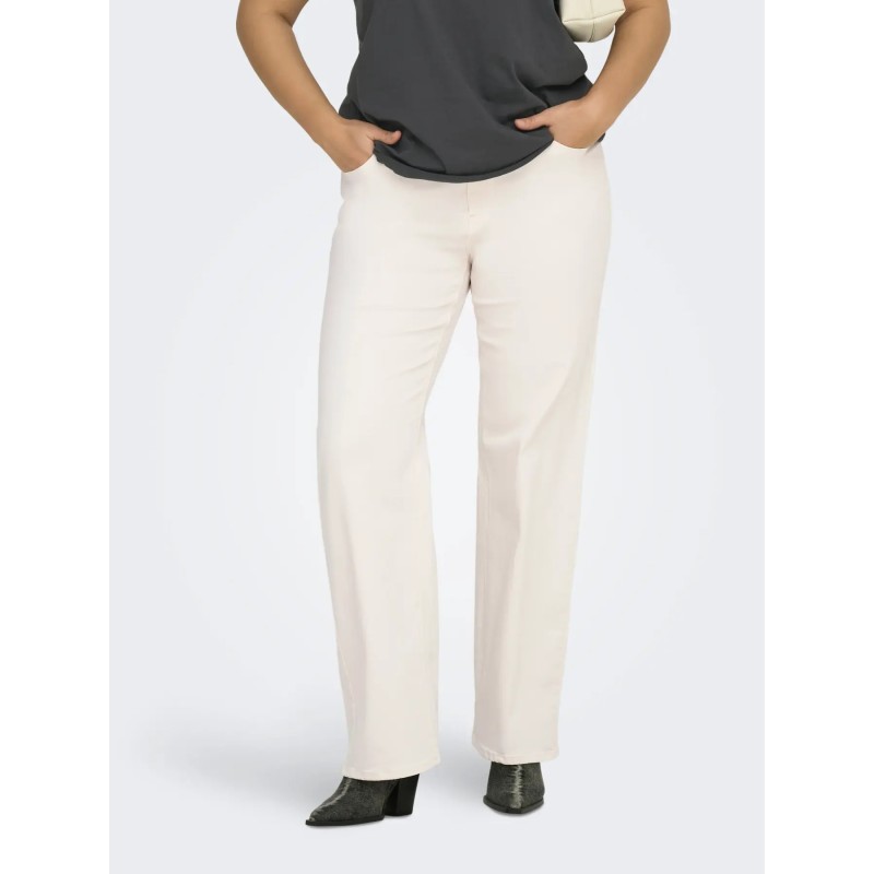 vaquero curvy wide recto blanco