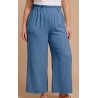 Pantalón tobillero celeste